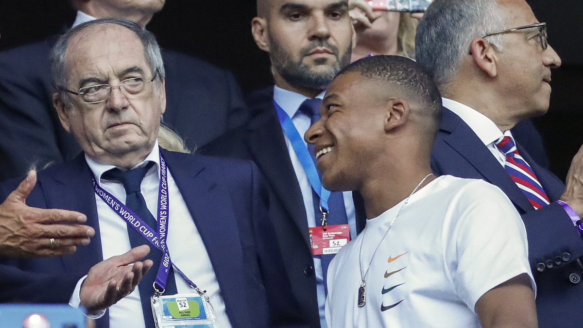 Noel Le Graet i Kylian Mbappe