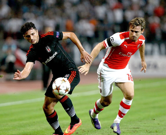 TURKEY SOCCER UEFA CHAMPIONS LEAGUE (Besiktas Istanbul vs Arsenal)