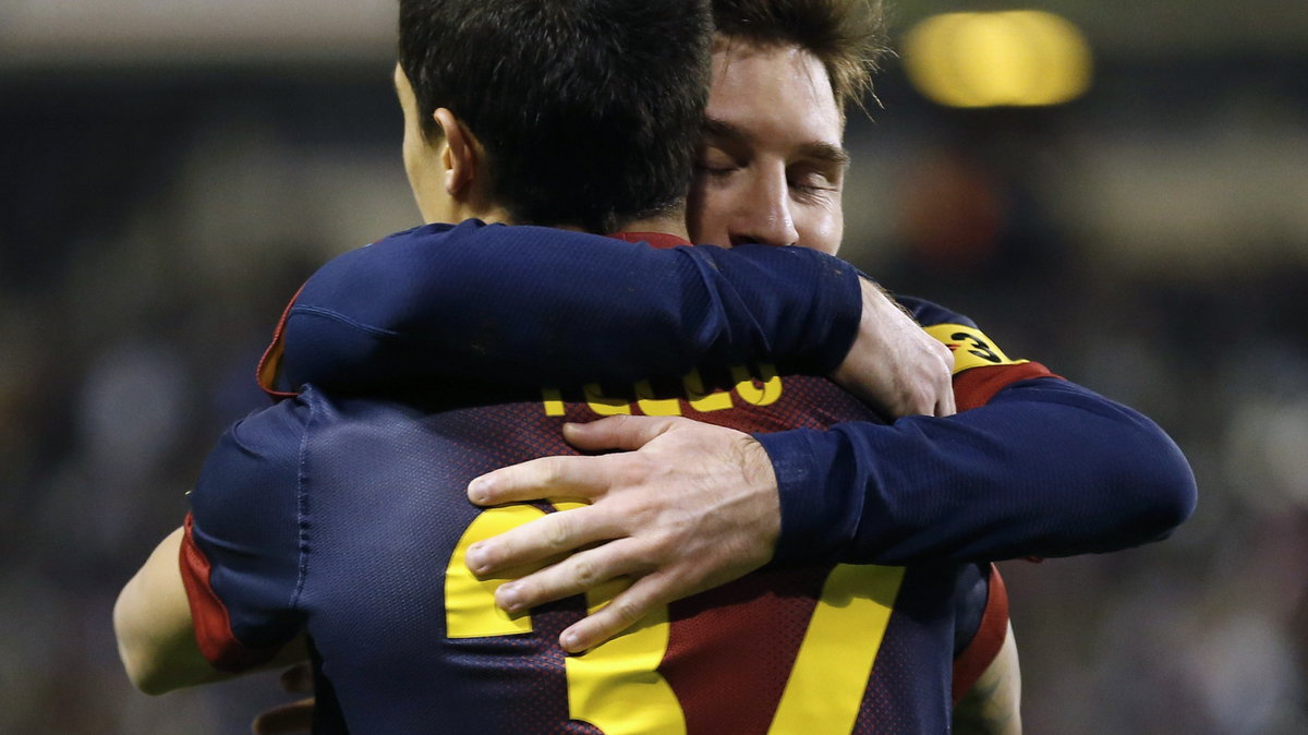 Leo Messi i Cristian Tello