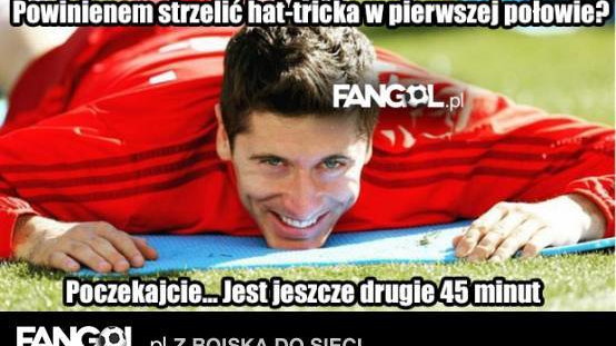 Robert Lewandowski strzelił hat-tricka - zobaczcie memy