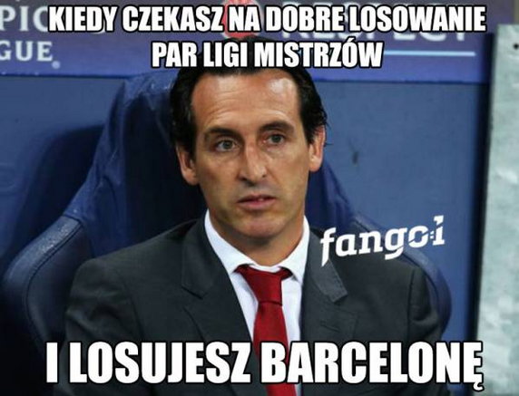 Memy po losowaniu par 1/8 finału Ligi Mistrzów