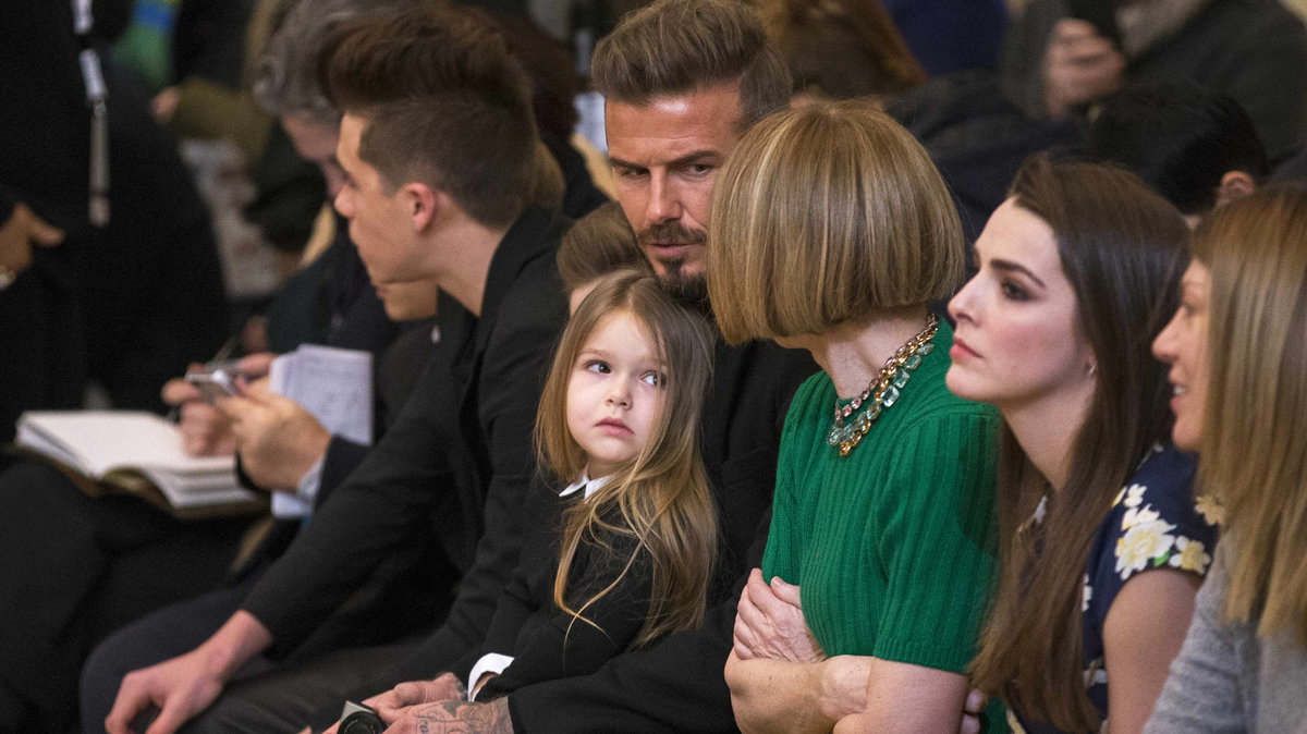 David Beckham z córką