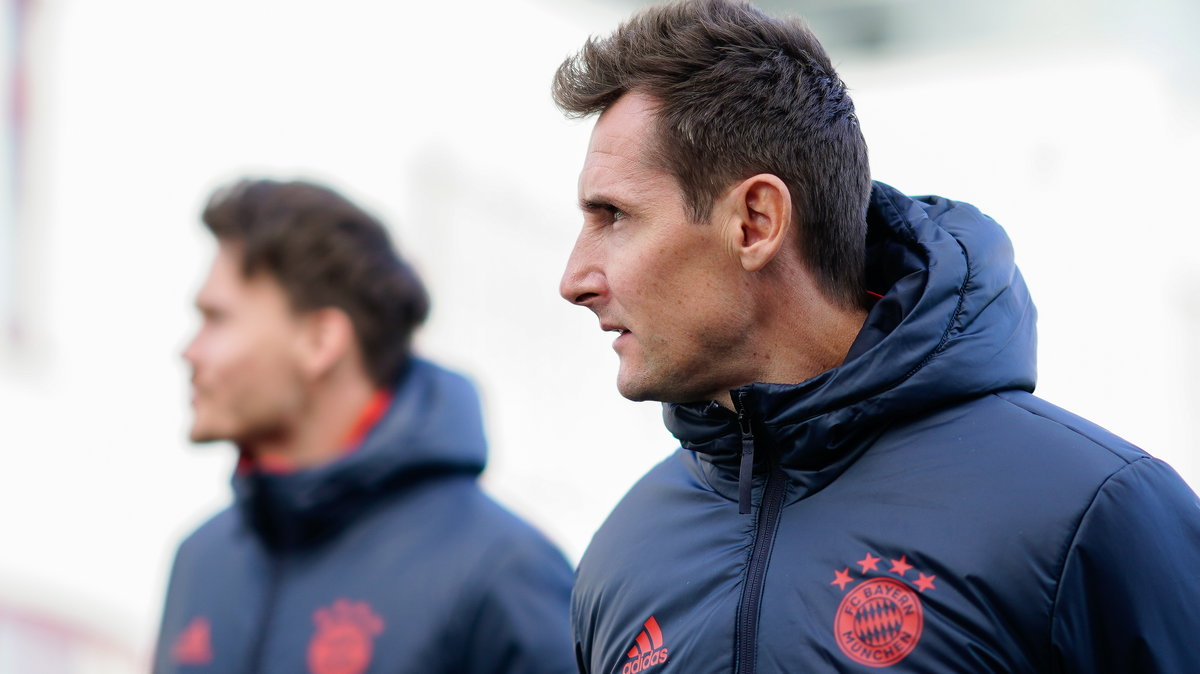 Miroslav Klose jako członek sztabu Bayernu Monachium