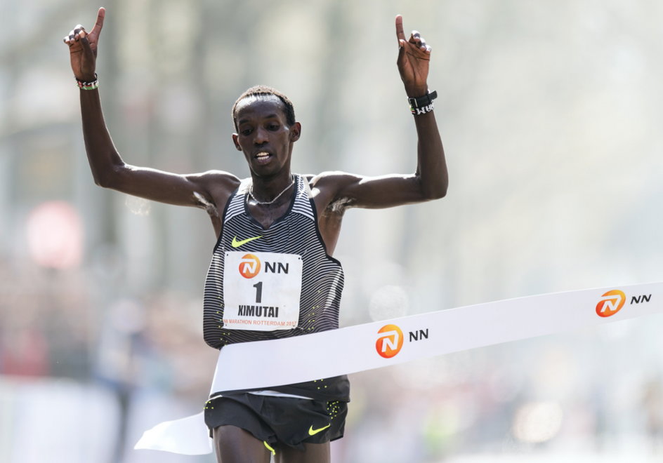 Marius Kimutai wygrał maraton w Rotterdamie w 2017 roku