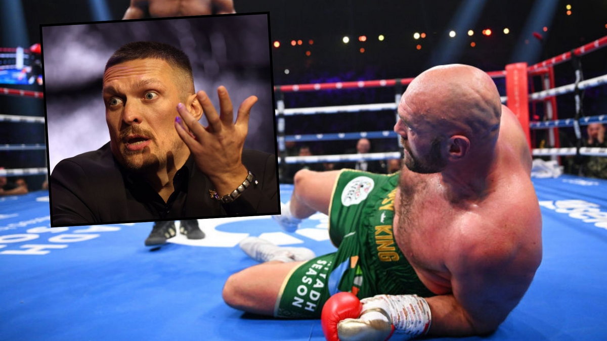 Ołeksander Usyk (na małym zdjęciu), Tyson Fury