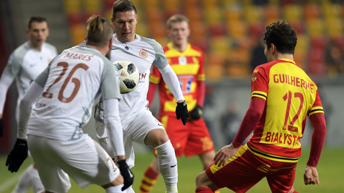 Mecz Jagiellonia BIałystok - Zagłębie Lubin