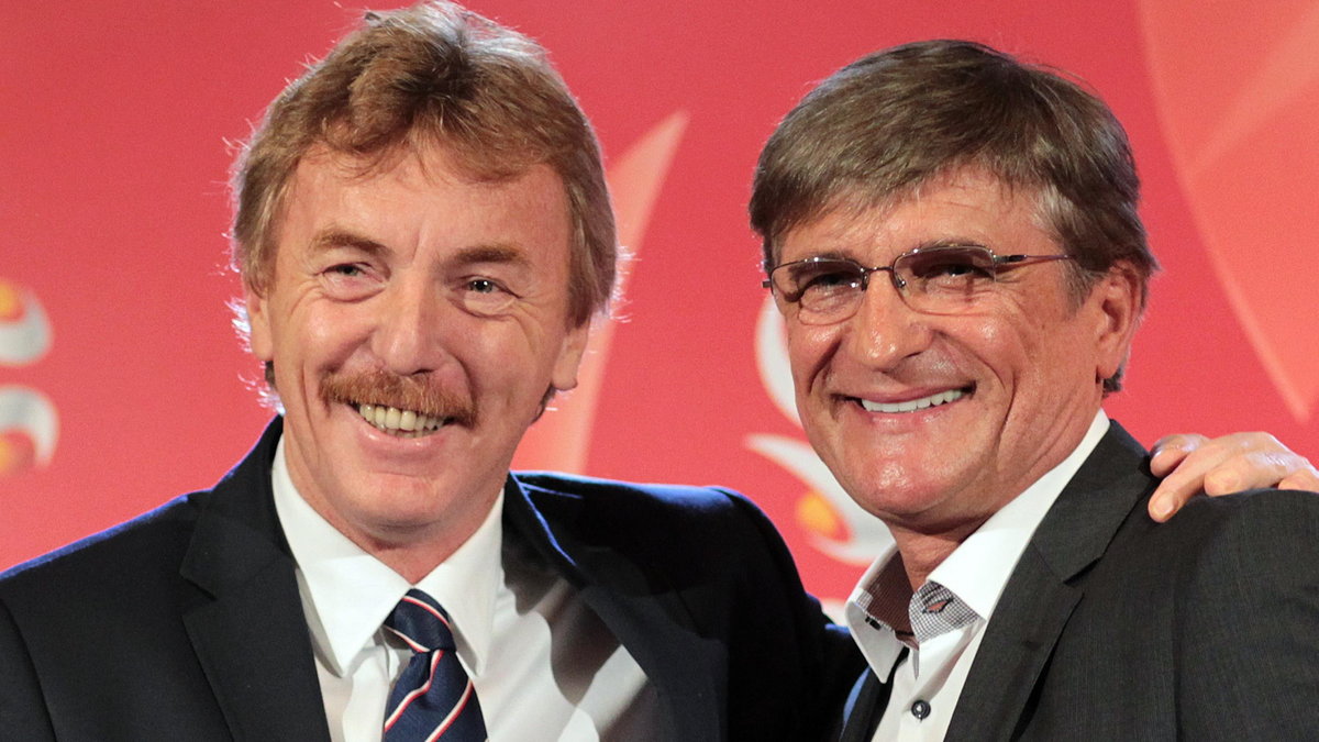 Zbigniew Boniek i Adam Nawałka