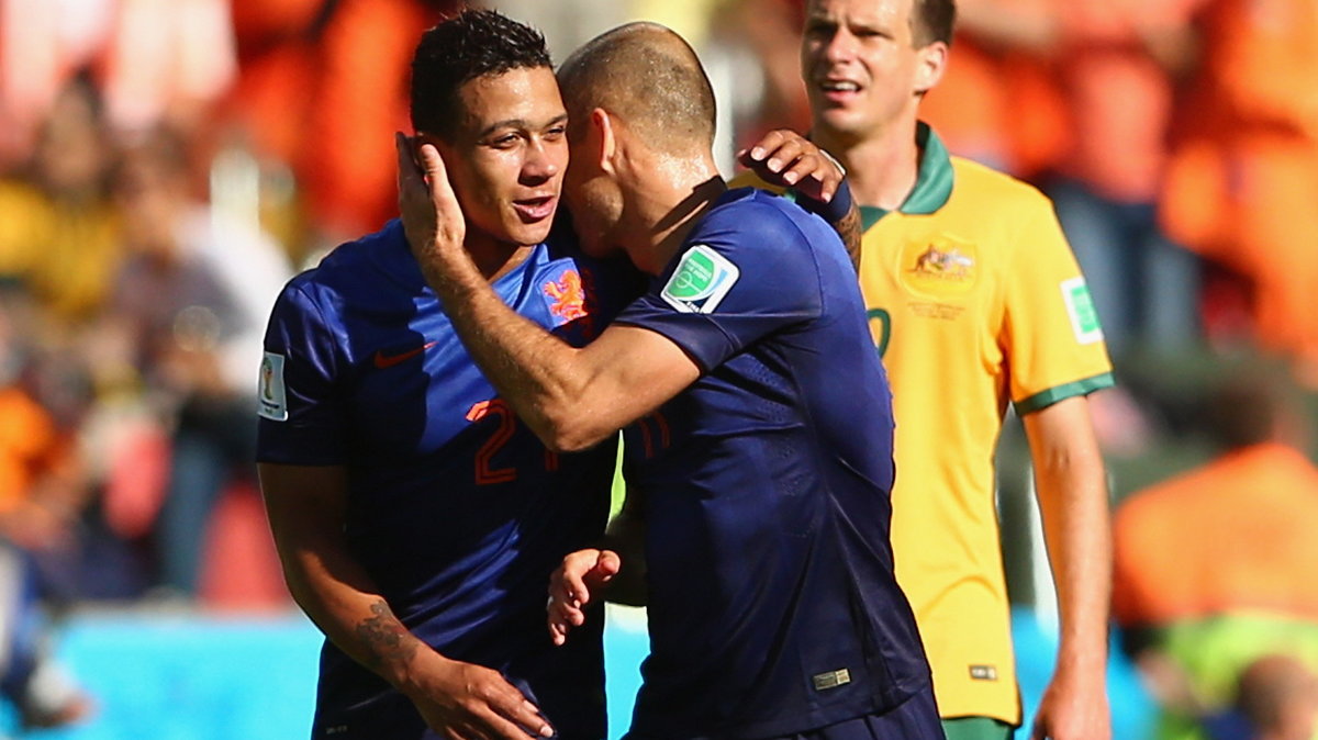 Memphis Depay i Arjen Robben