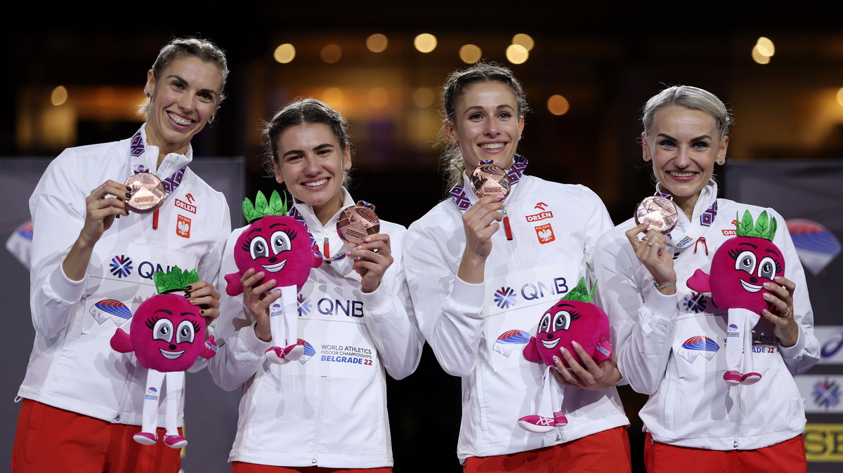 Polska sztafeta 4x400m ma w tym roku na koncie brazowy medal halowych mistrzostw świata w Belgradzie