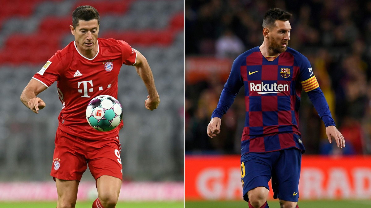 Robert Lewandowski i Leo Messi