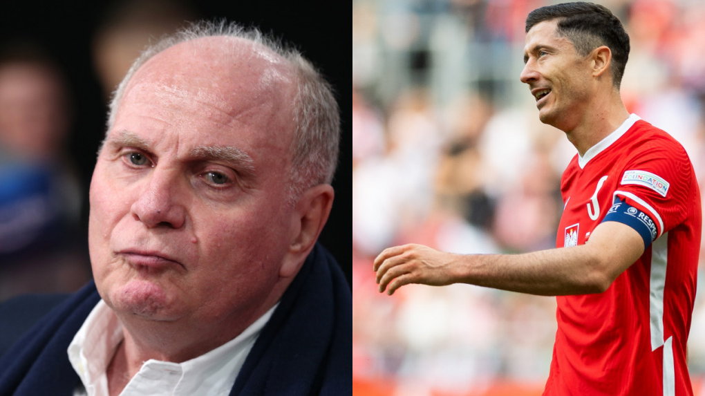 Uli Hoeness i Robert Lewandowski