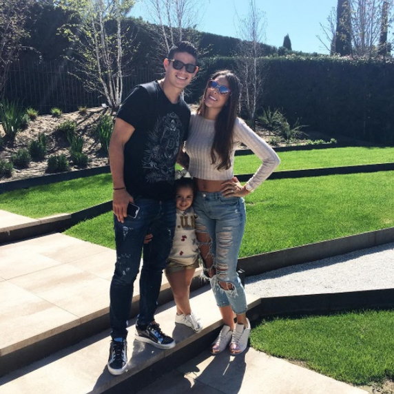 James Rodriguez i Daniela Ospina z córką