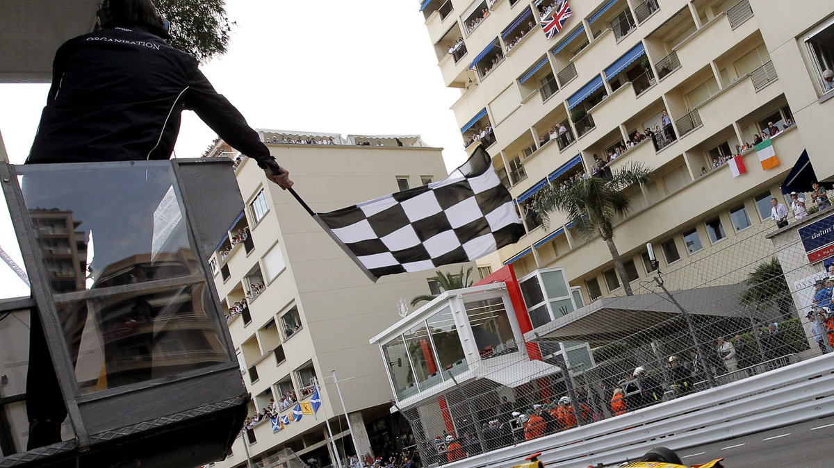 Robert Kubica w bolidzie Renault podczas GP Monako