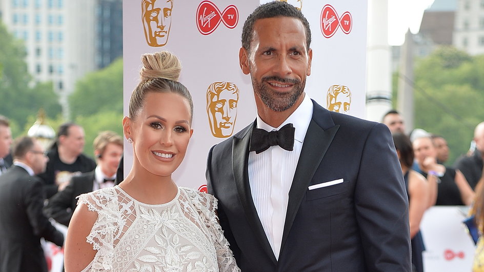 Rio Ferdinand i Kate Wright