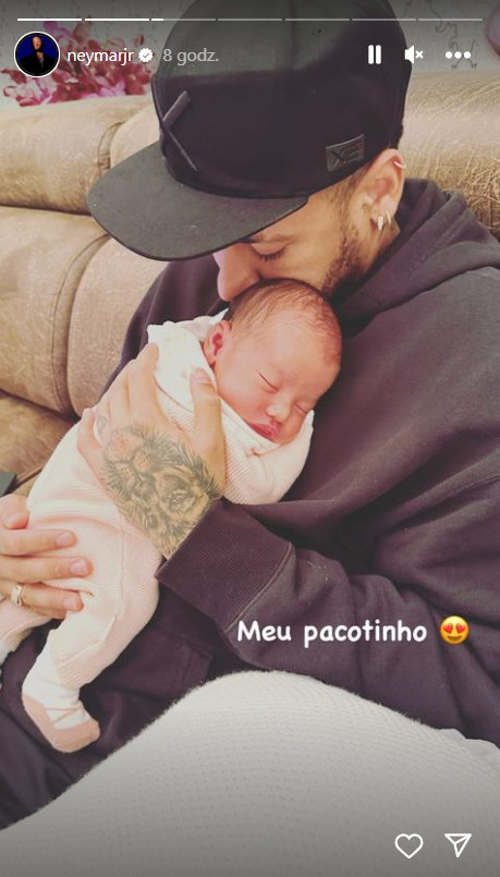 Neymar z córką