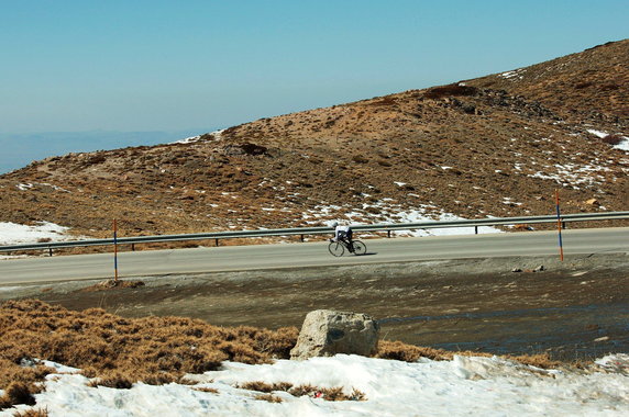 Paula Gorycka w Sierra Nevada