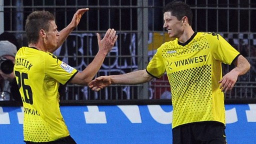 Łukasz Piszczek i Robert Lewandowski