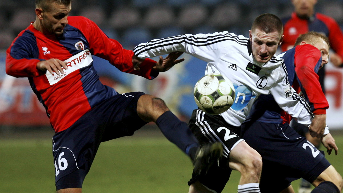 PIŁKA NOŻNA PIAST GLIWICE LEGIA WARSZAWA