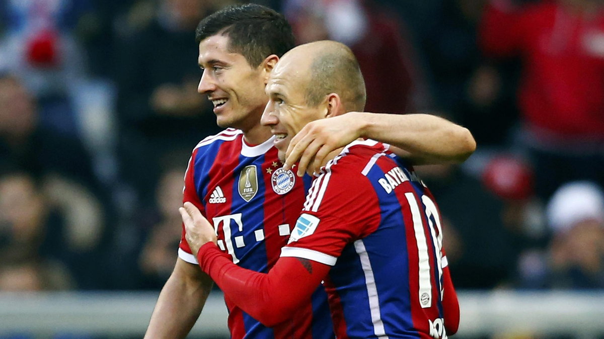 Robert Lewandowski i Arjen Robben