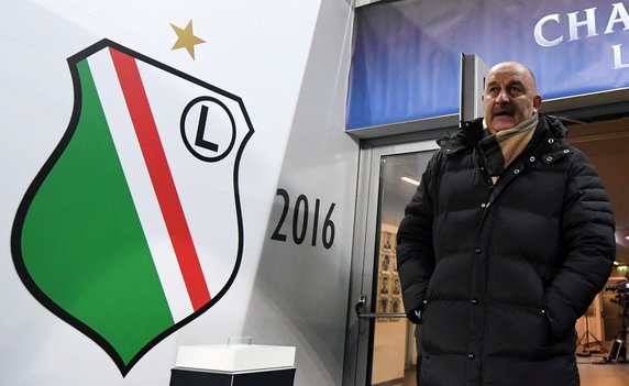 PIŁKA NOŻNA LM LEGIA WARSZAWA SPORTING LIZBONA ( Były trener Legii Warszawa Stanisław Czerczesow)