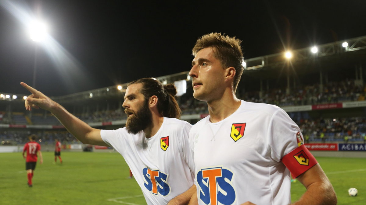 13.07.2017 FK GABALA - JAGIELLONIA BIALYSTOK DRUGA RUNDA KWALIFIKACYJNA LIGI EUROPY UEFA PILKA NOZNA