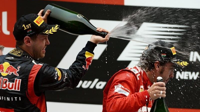 Sebastian Vettel i Fernando Alonso