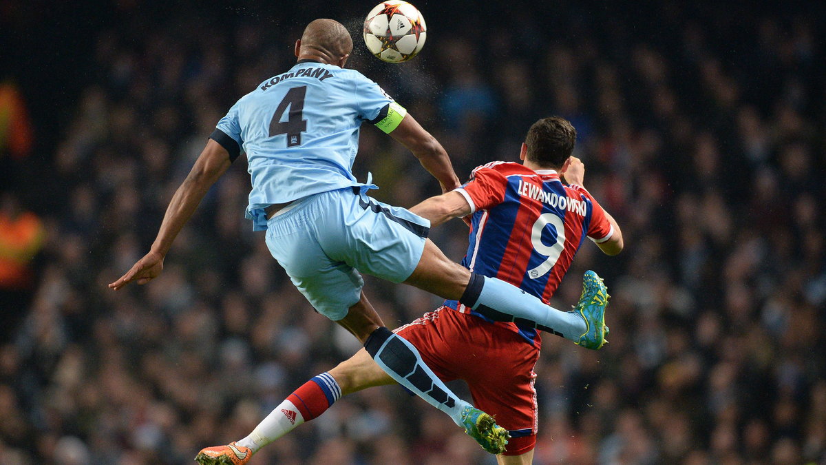 Robert Lewandowski i Vincent Kompany