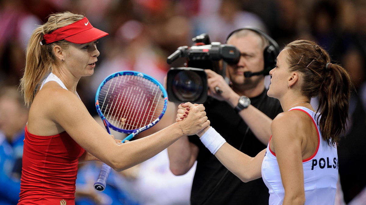 Maria Szarapowa i Agnieszka Radwańska