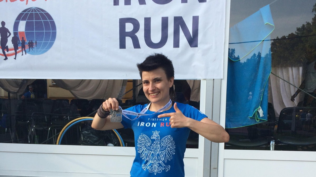 Krystyna Macioszek była jedną z dwóch kobiet, które ukończyły w 2016 roku Iron Run