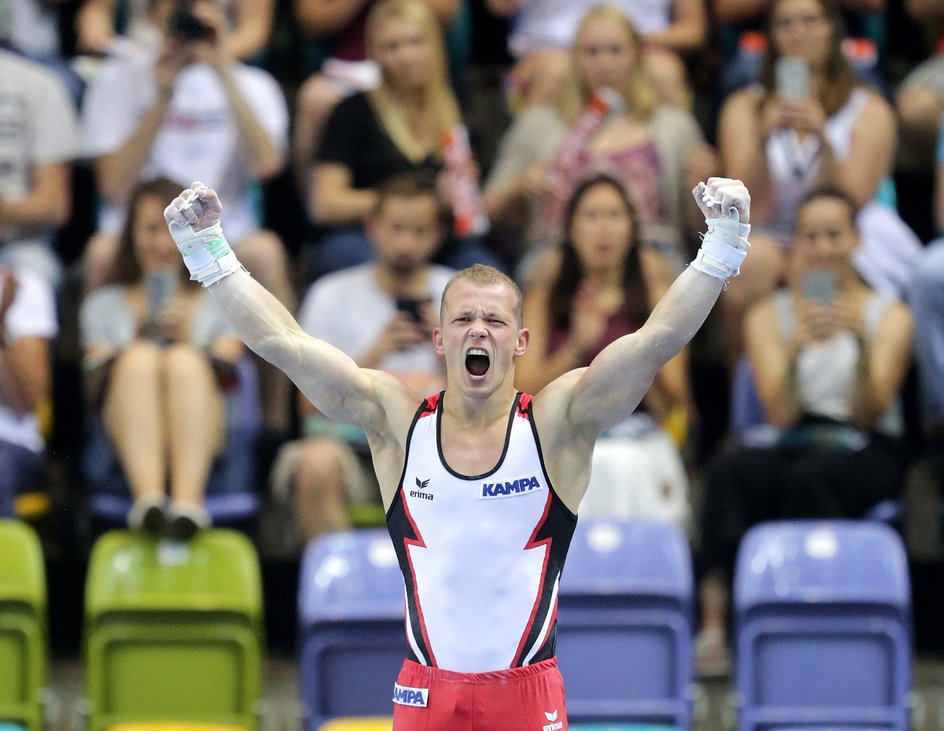 Fabian Hambuchen podczas igrzysk olimpijskich w Rio (2016 r.)