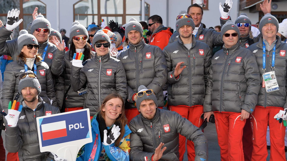 Powitanie polskich olimpijczyków w Soczi