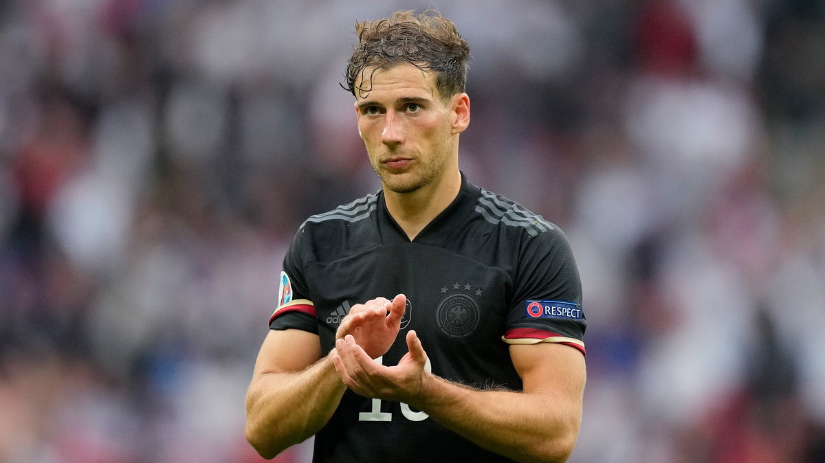 Leon Goretzka w trakcie meczu z Anglią