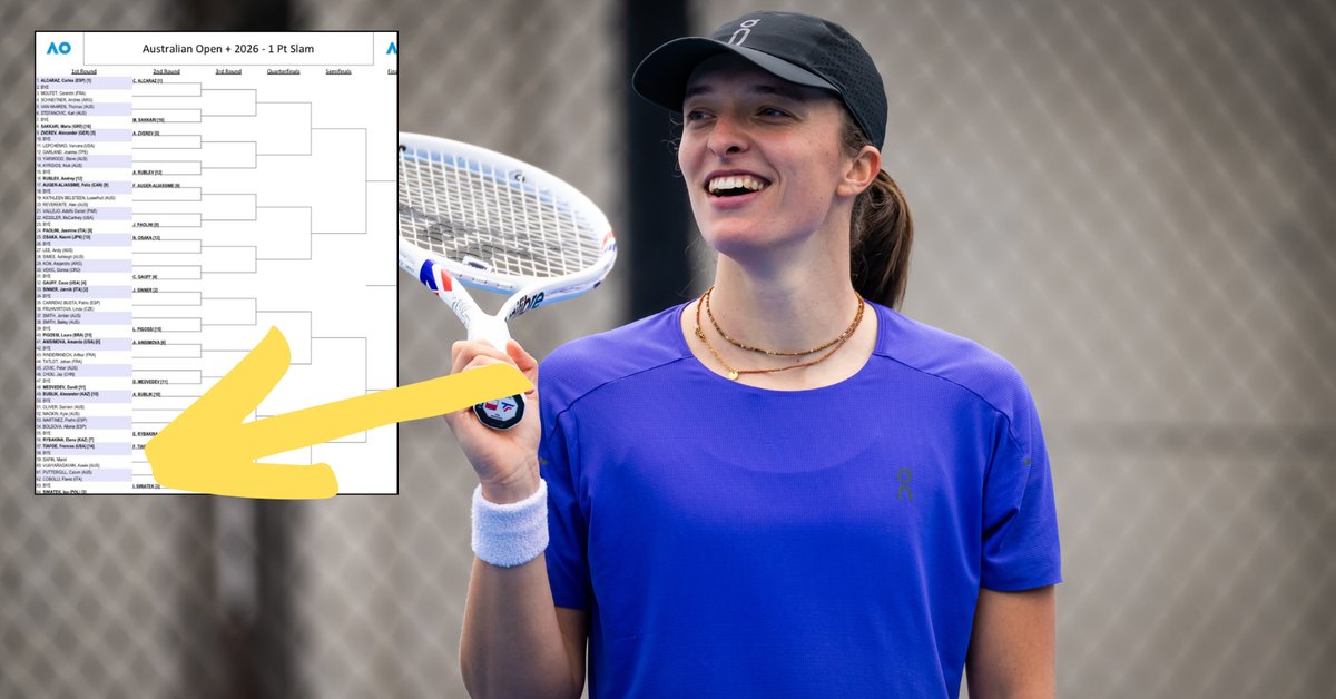 Iga Świątek gra o milion dolarów. Poznała drabinkę, a w niej gwiazdy