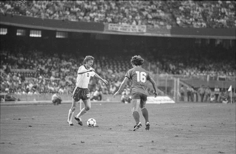 Mecz Polska-Belgia (3:0) na Camp Nou.