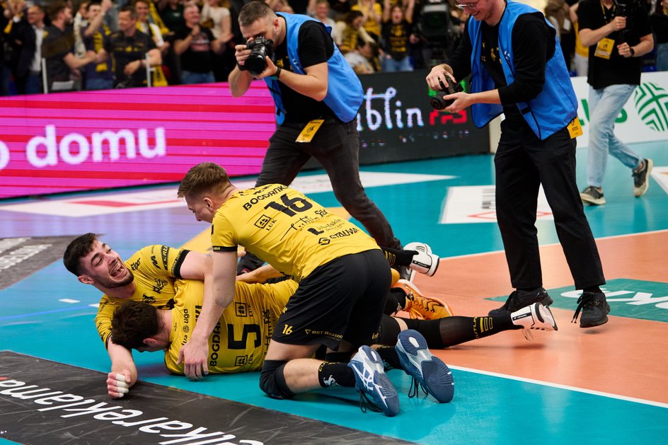 Radość siatkarzy Bogdanki LUK