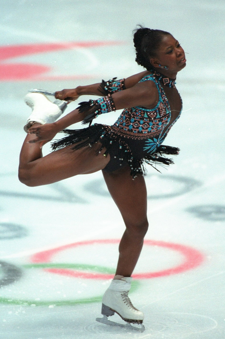 Surya Bonaly na igrzyskach olimpijskich w 1998 roku