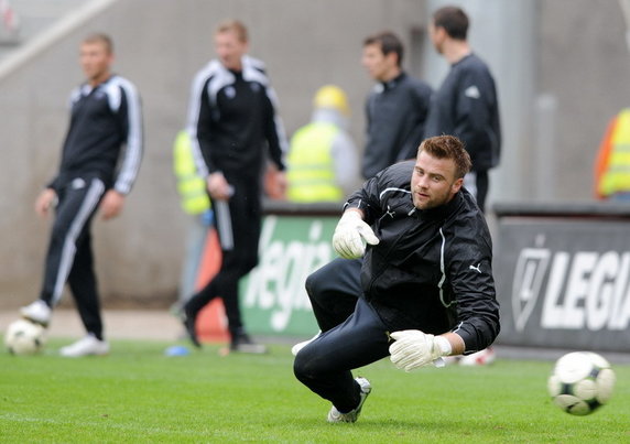 Artur Boruc trenuje ponownie z Legią Warszawa (fot. Adam Polak/legia.com)