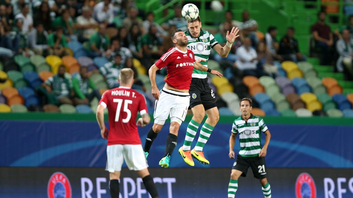 Pilka nozna. Liga Mistrzow. Sporting CP - Legia Warszawa. 27.09.2016