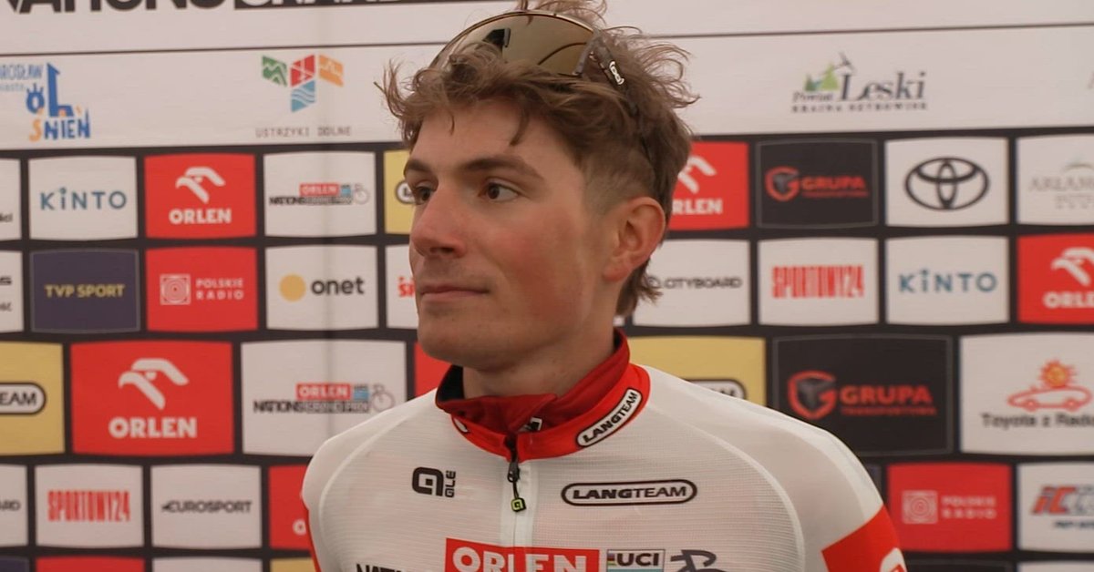 Uplasował się tuż za podium Orlen Wyścigu Narodów. I tak miał powód do radości