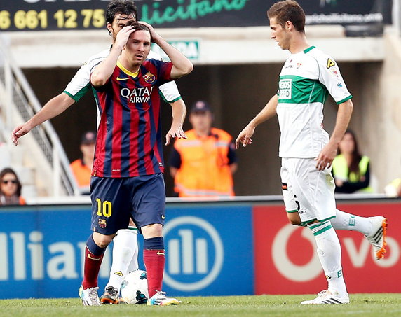 SPAIN SOCCER PRIMERA DIVISION (Elche CF vs FC Barcelona)