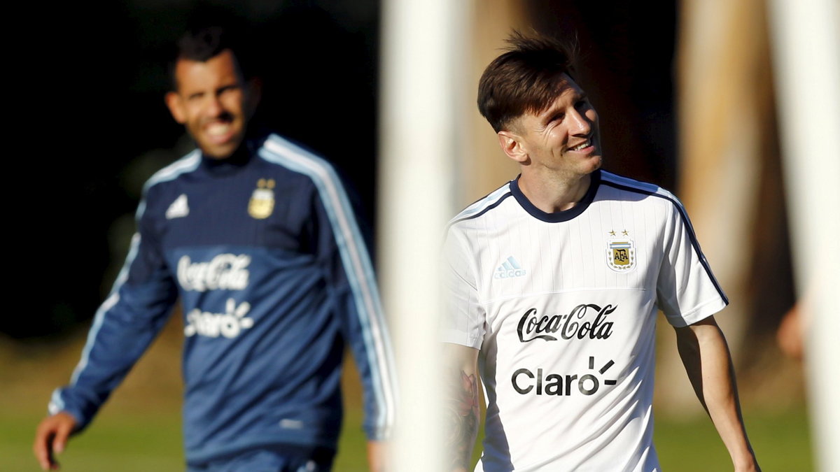 Carlos Tevez i Lionel Messi 