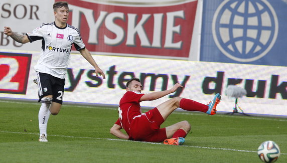 PIŁKA NOŻNA EKSTRAKLASA PIAST GLIWICE LEGIA WARSZAWA (Adrian Klepczyński Jakub Kosecki)