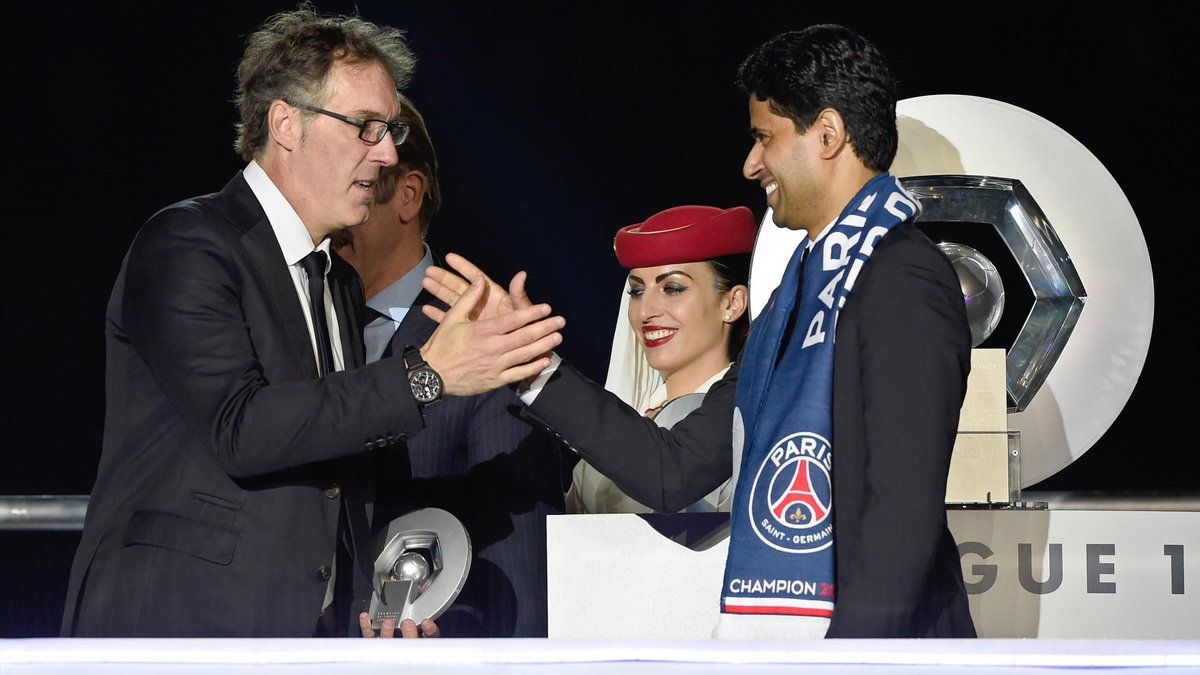 Laurent Blanc i Nasser Al-Khelaifi