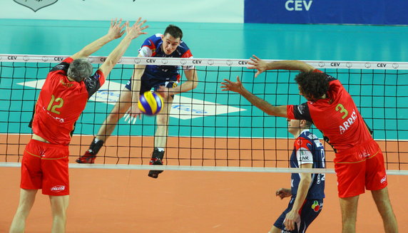 PUCHAR CEV SIATKARZY ZAKSA KĘDZIERZYN-KOŹLE SISLEY TREVISO