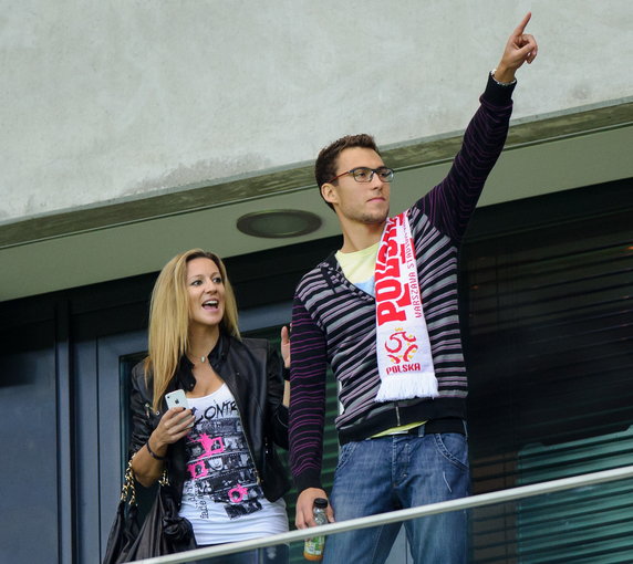 Jerzy Janowicz i Marta Domachowska