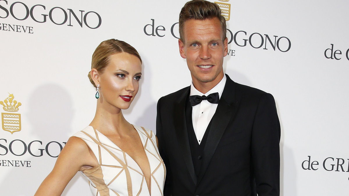 Ester Berdych Satorova i Tomas Berdych