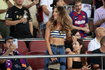 Anna Lewandowska na trybunach Camp Nou