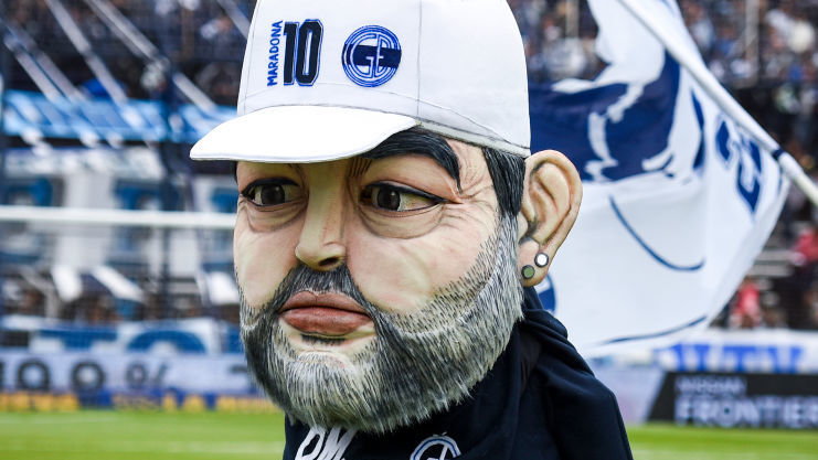 Diego Maradona maskotką Gimnasia la Plata