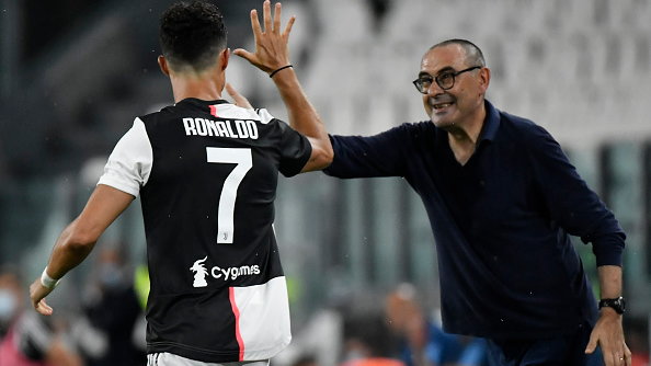 Cristiano Ronaldo i Maurizo Sarri (Juventus)