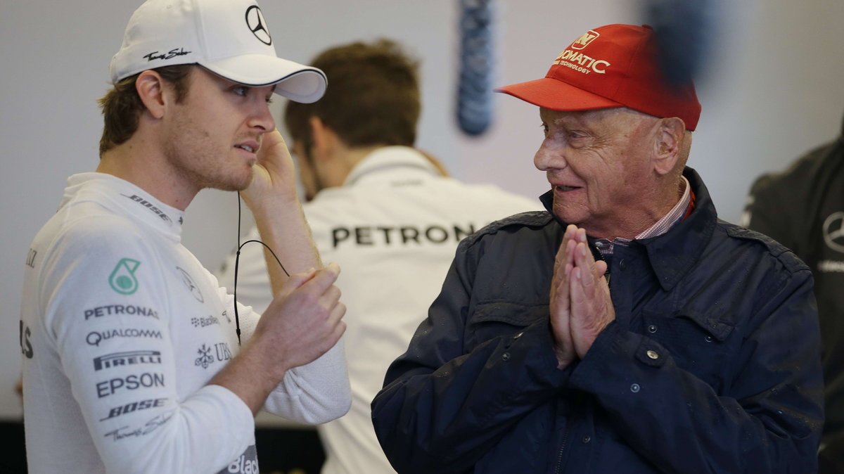 Nico Rosberg i Niki Lauda